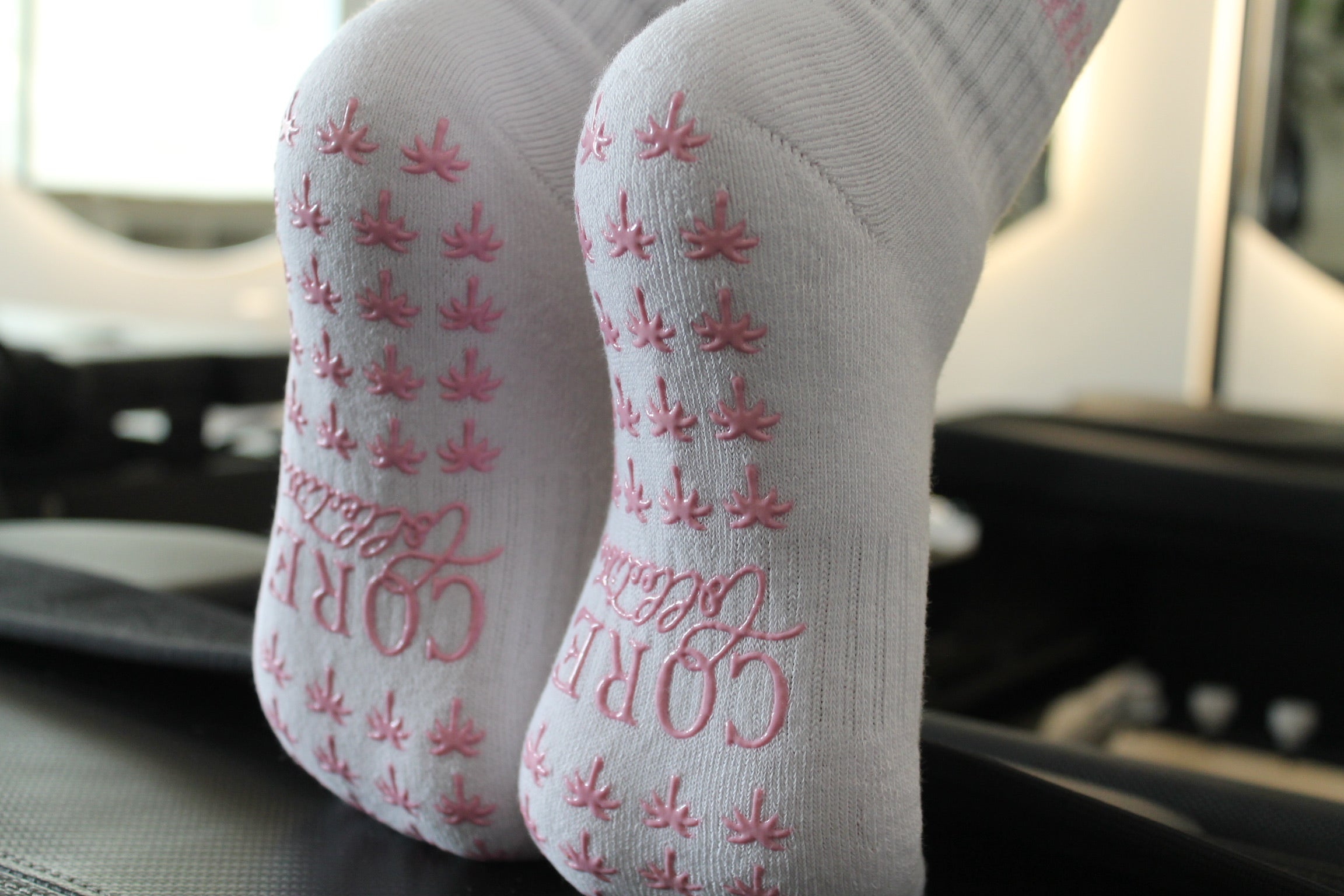 “Pilates In Paradise” Grip Sock