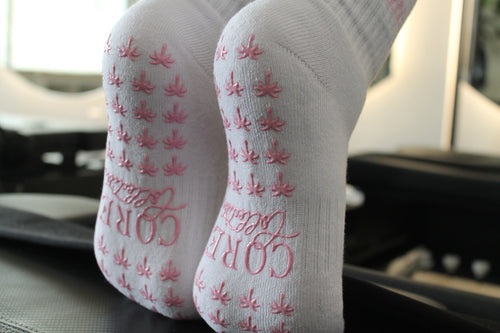 “Pilates In Paradise” Grip Sock