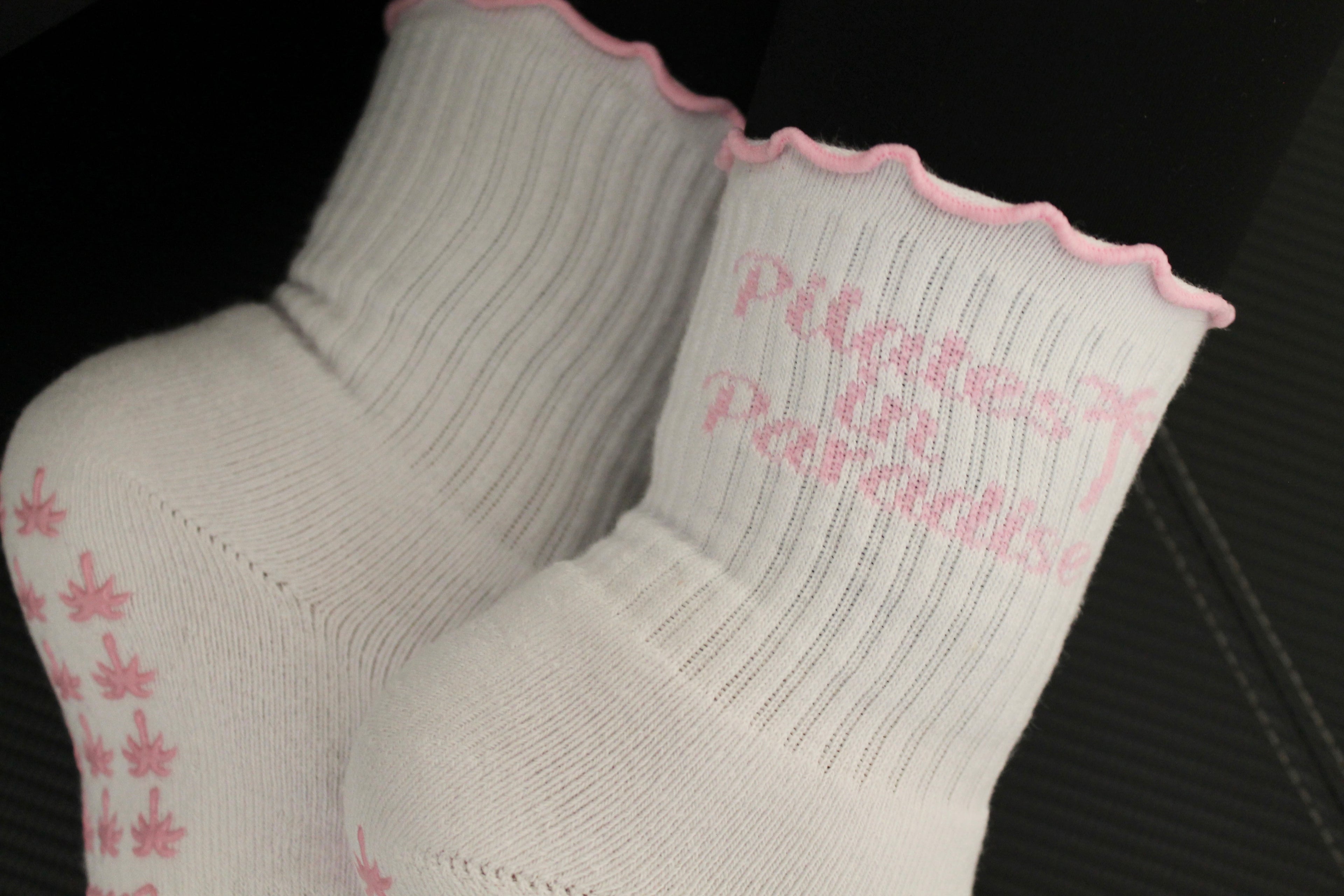 “Pilates In Paradise” Grip Sock